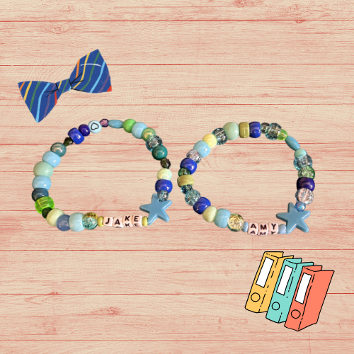 Jake and Amy Bracelet Set